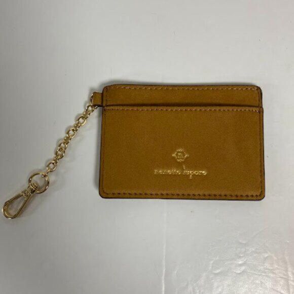 Nanette Lepore Women's Tan Card Case Wallet Small - Picture 2 of 6